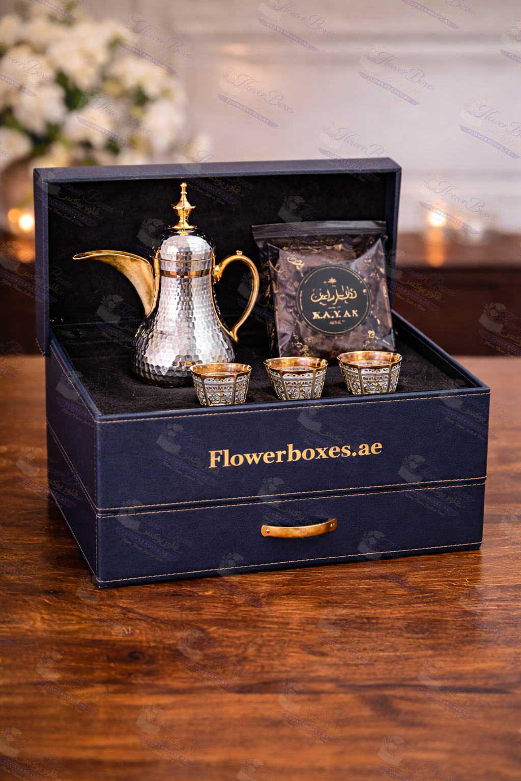 Premium Leather Kettle Set Box - Image 2