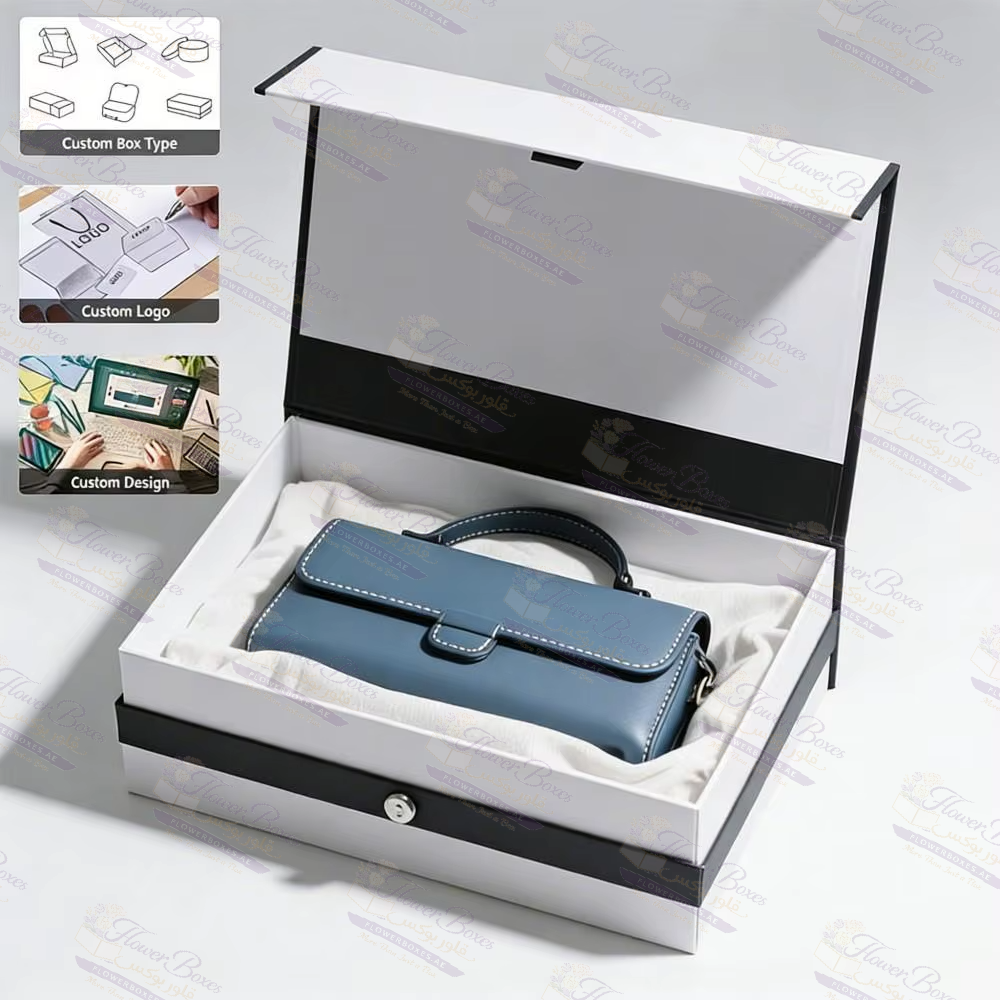 Premium Handbag Packaging with Magnetic Closure - Image 2