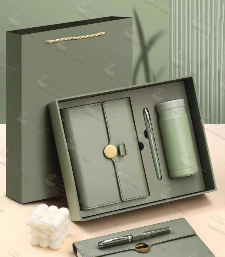 Premium Leather Gift Set Packaging Box