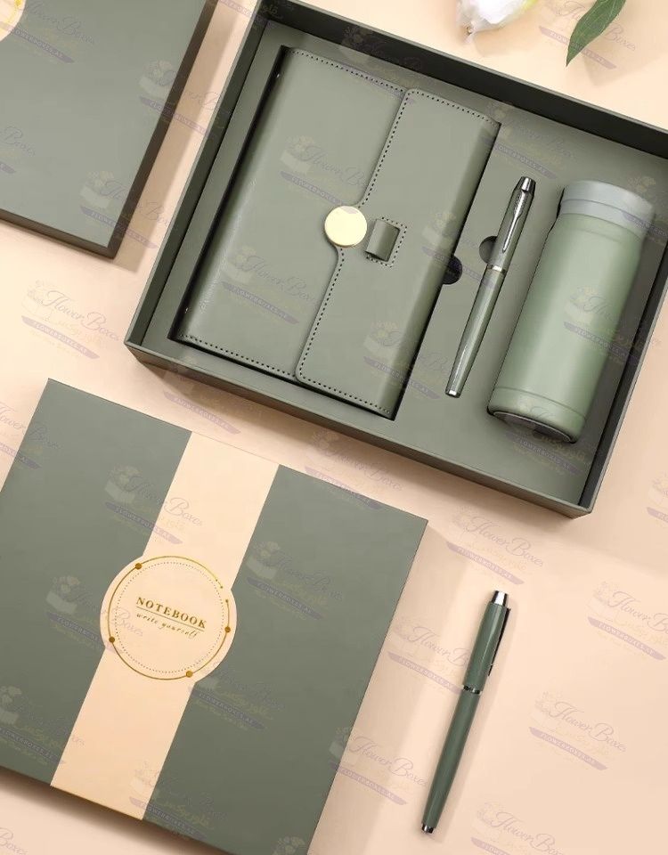 Premium Leather Gift Set Packaging Box - Image 3