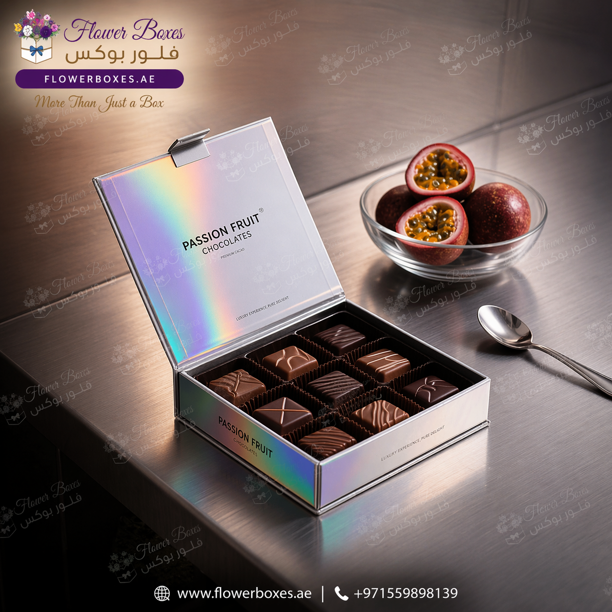 Holographic Chocolate Box Packaging