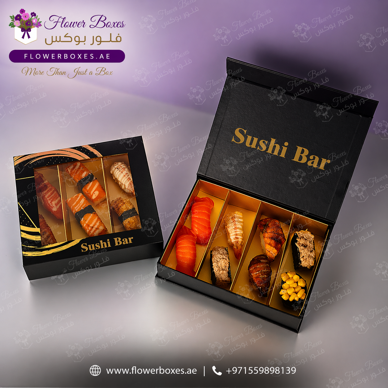 Top Window Sushi Packaging Box