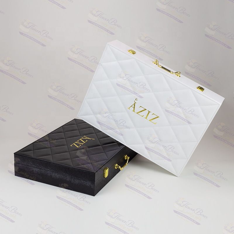 Executive Leather Key Handover Box for Real Estate