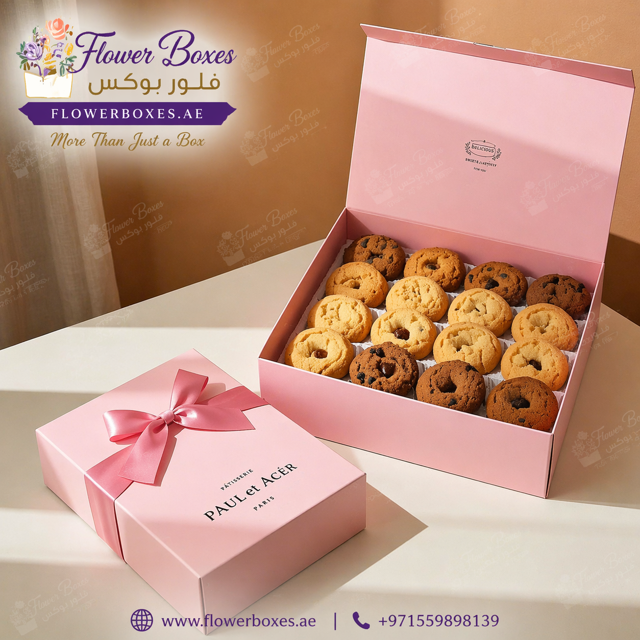 Premium Rigid Cookie Boxes