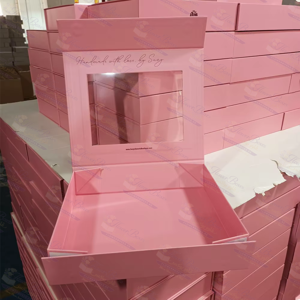 folded box with window 1