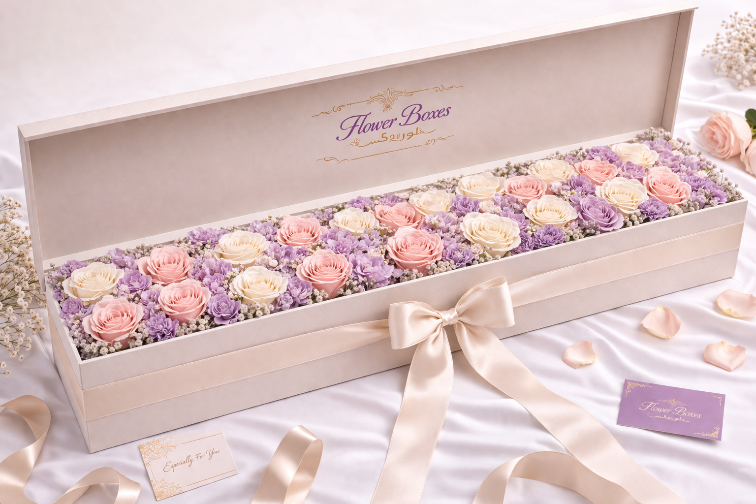 Rectangular Flower Box with Lid