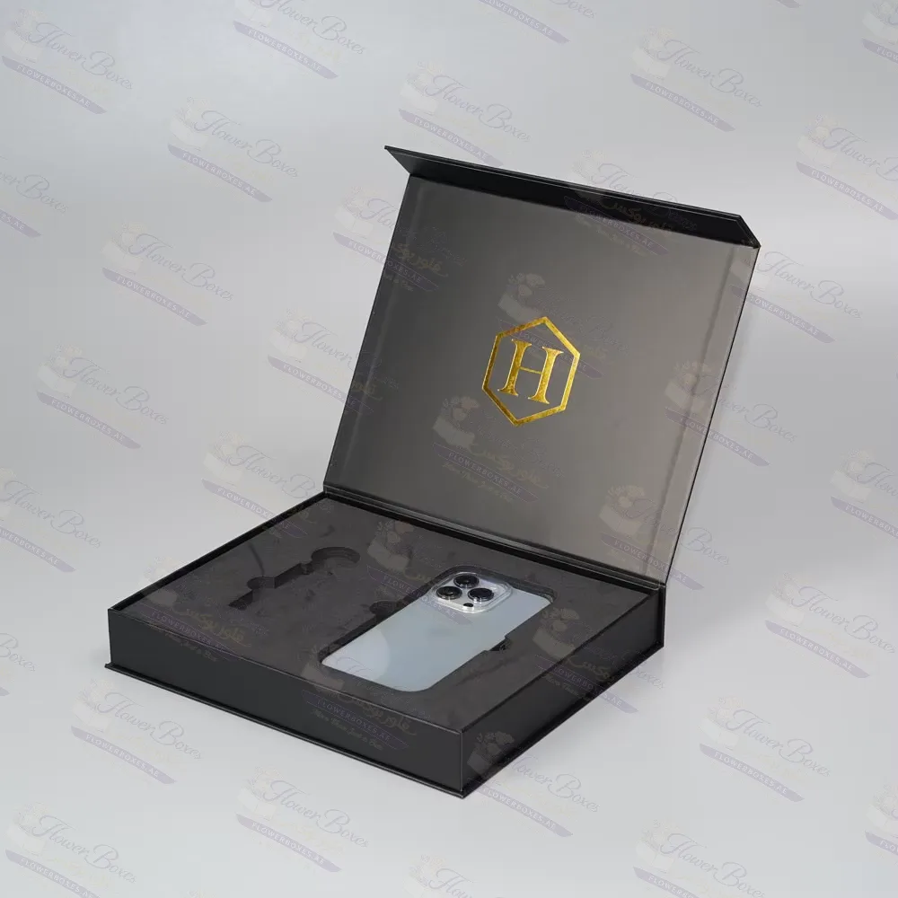 Magnetic Lock Hardboard Box with Foam Insert